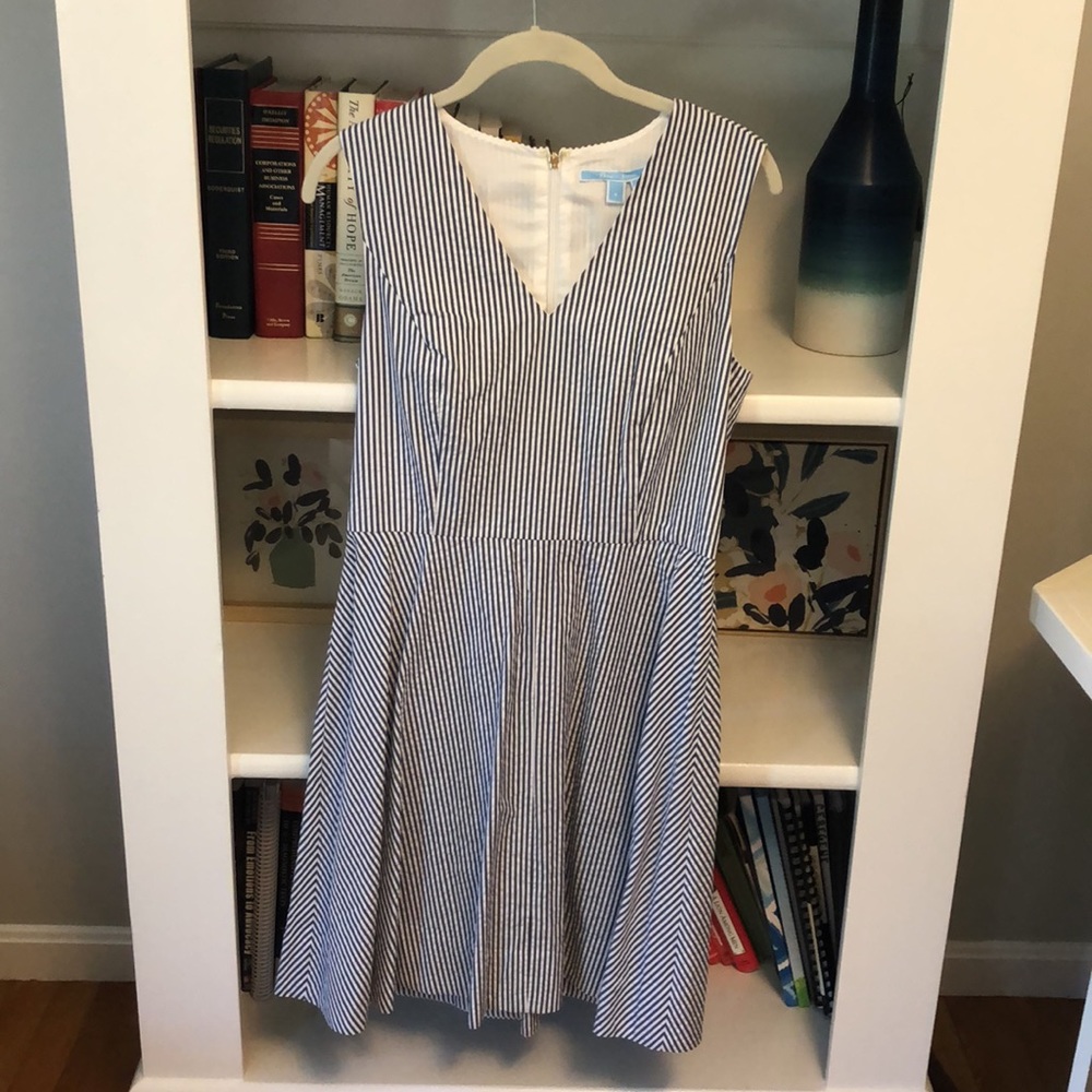 NWT Seersucker Circle Dress